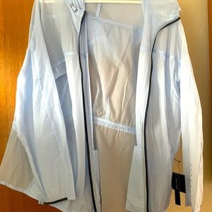 Nike light blue plus size packable jacket. Never worn.